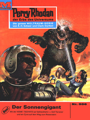 cover image of Perry Rhodan 556